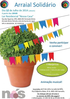 Barreiro - Com inscrições até ao próximo dia 9 NÓS promove Arraial Solidário a 12 de Julho