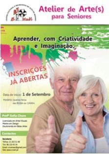 No Seixal Ateliê de arte para seniores no Centro Cultural do Alto do Moinho