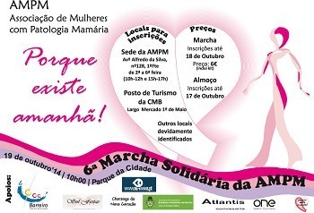 Barreiro - Associação de Mulheres com Patologia Mamária 6ª MARCHA SOLIDÁRIA DA AMPM