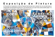 Na Cooperativa Cultural – Barreiro Exposição de pintura de Luís Ferreira da Luz
