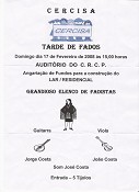 CERCISA Seixal Organiza Tarde de Fados na Cruz de Pau