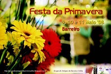 Grupo dos Amigos do Barreiro Velho Promove “FESTA DA PRIMAVERA”