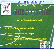 Quinta do Conde - Sesimbra Inauguração dos relvados sintéticos da Associação para o Desenvolvimento da Quinta do Conde