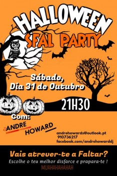 Barreiro - HALLOWEEN vai ser na SFAL Com muitas surpresas e sustos . DJ André Howard