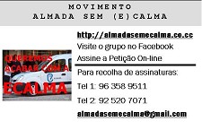 Movimento de Cidadãos de Almada «Queremos Acabar com a Ecalma» Carros legais foram rebocados por serem confundidos com carros abandonados