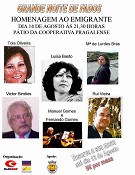 Noite de Fados no Pragal - Almada «Grande Noite de Fados» em homenagem ao emigrante