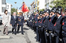 Cerimónia homenagem vários soldados da paz em Santiago do Cacém Bombeiros Mistos de Santiago comemoraram 97 anos
