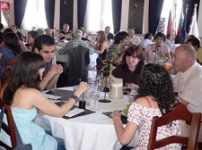 Almoço com alunos premiados pelo Rotary Club do Barreiro com «Campos de Férias» na Europa