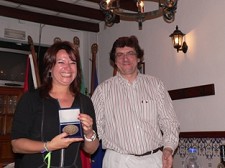 Clara Fernandes Carvalho no Rotary Club do Barreiro. Palestra subordinada ao tema «Rastreio e Imagiologia»