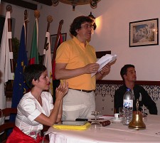 Reunião conjunta dos rotários de Barreiro e Moita FILIPA SILVA apresentou romance «OS 30 – nada é como sonhámos»
