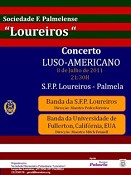 No auditorio da Sociedade Filarmónica Palmelense «Loureiros» em Palmela Concerto de Verão Luso-Americano