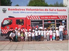 XI Feira Pedagógica do Barreiro Participação dos Bombeiros Voluntários do Sul e Sueste foi um sucesso