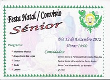 G.D.R «Os Leças» - Barreiro Festa de Natal Sénior e Festa de Natal para todas as crianças da freguesia
