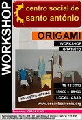 Centro Social de Santo António - Barreiro Organiza Workshop de Origami