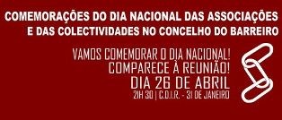 Associação das Colectividades do Concelho do Barreiro Analisa Comemorações do Dia Nacional das Associações e Colectividades