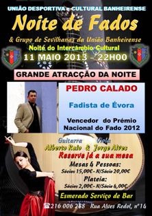 União Desportiva e Cultural Banheirense - Moita Noite de Fados e Sevilhanas