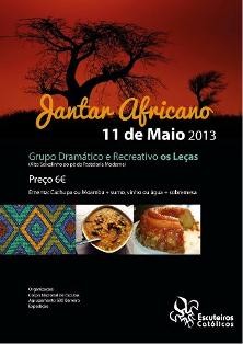 Jantar Africano no Barreiro Iniciativa de Escuteiros Católicos