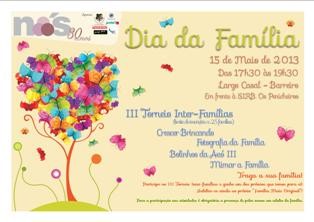 Comemorações do Dia da Família 2013 no Barreiro Atividades comunitárias com as famílias acompanhadas pela Associação NÓS