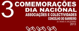 Dia Nacional das Associações e Colectividades Comemorações no Concelho do Barreiro