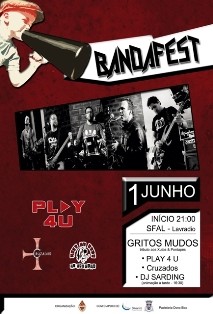 BARREIRO - BANDAFEST na SFAL Tributo aos Xutos & Pontapés pela banda GRITOS MUDOS
