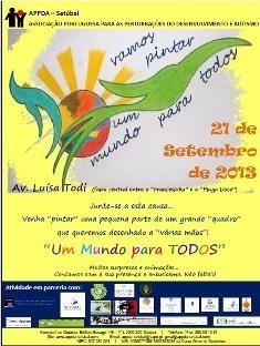 Exposição de quadros em Setúbal »Vamos pintar um mundo para todos»