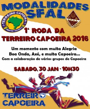 Barreiro - Roda da Terreiro Capoeira 2016 Momento com muita alegria, boa onda, axé e muita capoeira