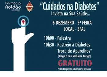 Barreiro - Cuidados na Diabetes Lembrar os cuidados a ter com a Diabetes na SFAL
