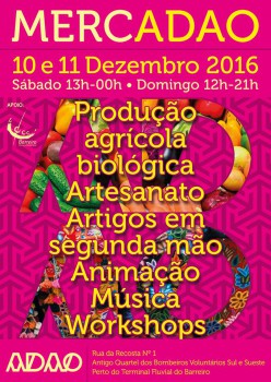 Barreiro - Associação Desenvolvimento Artes e Ofícios MercADAO…onde pode encontrar as suas prendas de Natal