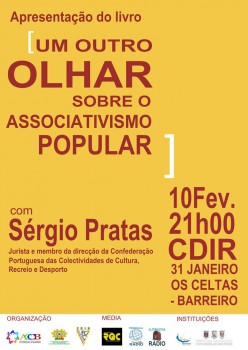 Barreiro - Apresentação do livro de Sérgio Pratas «Um outro olhar sobre o associativismo popular»