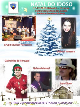 Barreiro - Associação de Reformados Pensionistas e Idosos do Lavradio Promove Festa de Natal do Idoso 2016