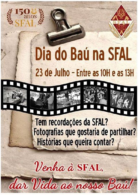 Barreiro - Dia do Baú na SFAL Encontro para recordar as memórias que estão no Baú...