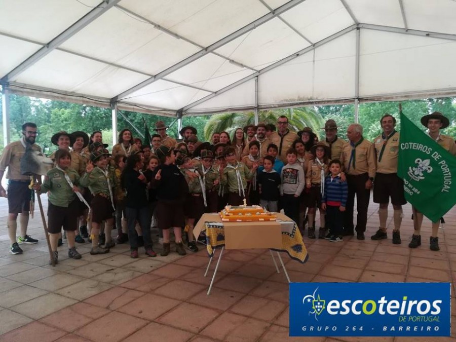Barreiro - Associação dos Escoteiros de Portugal Grupo 264 comemora 1º aniversário