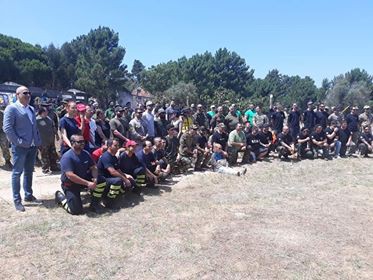 Evento solidário a favor do CATICA contou com 100 jogadores Foi a maior recolha de alimentos de uma equipa de airsoft no concelho do Barreiro