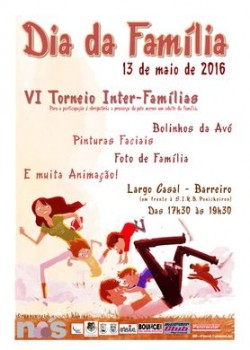 Barreiro - VIII Celebrações, no Largo Casal Associação NÓS festeja Dia da Família a 13 de maio