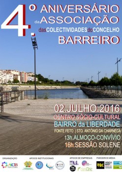 Associação das Colectividades do Concelho do Barreiro Comemorações do 4º Aniversário