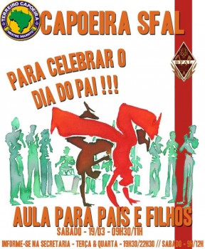 Barreiro - Para celebrar Dia do Pai CAPOEIRA NA SFAL