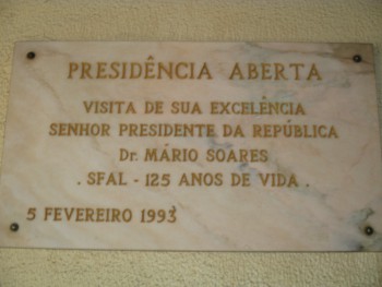 A mais antiga colectividade do concelho do Barreiro Falecimento de Mário Soares SFAL expressa sentido pesar