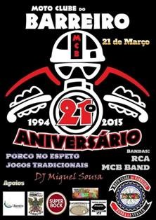 Moto Clube do Barreiro Comemora 21º Aniversário com música ao vivo, churrasco e jogos tradicionais