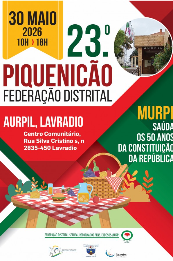 Barreiro - No Centro Comunitário do Lavradio e área envolvente 23º Picnicão Distrital de Setúbal– Música, Diversão e Solidariedade