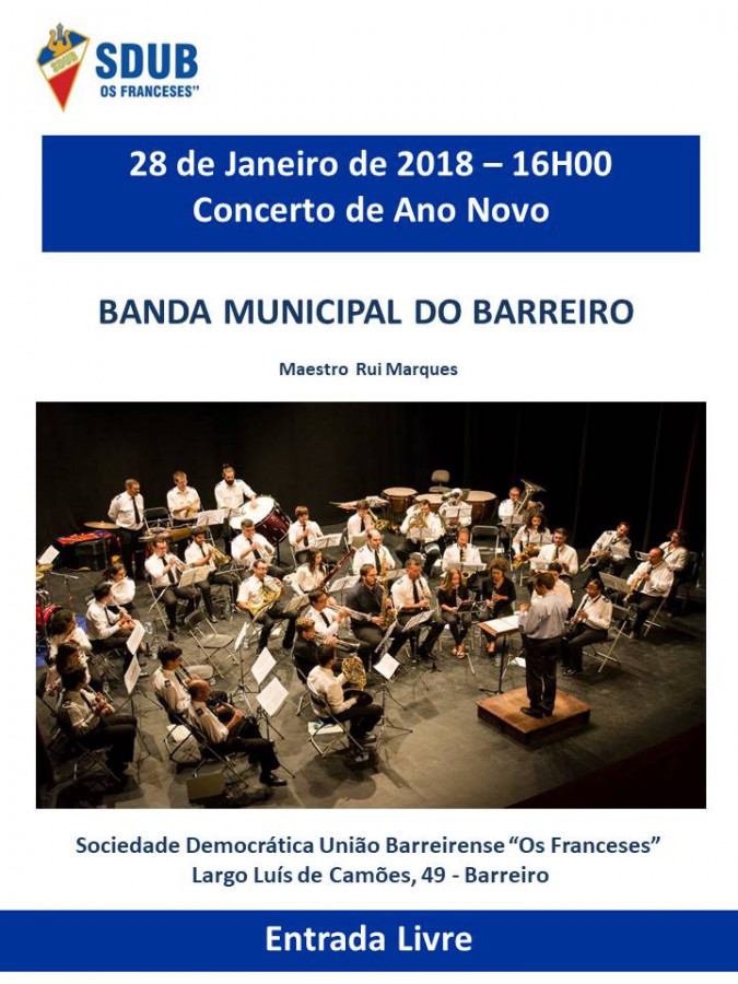 Banda Municipal do Barreiro Concerto de Ano Novo