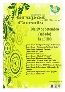 No Barreiro - Encontro de Grupos Corais Encontro com participação de mais de uma dezena de coros da região