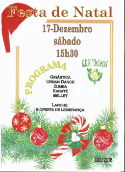 Barreiro - «Os Leças» promovem tradicional Festa de Natal Oferta de Cabazes de Natal a Famílias carenciadas