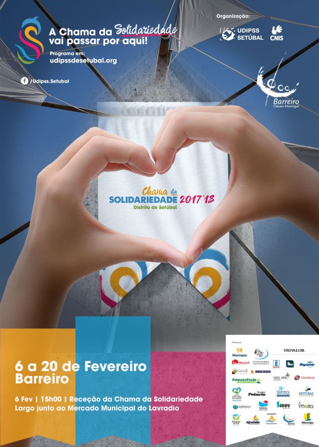 Chama da Solidariedade presente no Concelho Barreiro Alcácer do Sal faz entrega dia 6 de fevereiro no Lavradio
