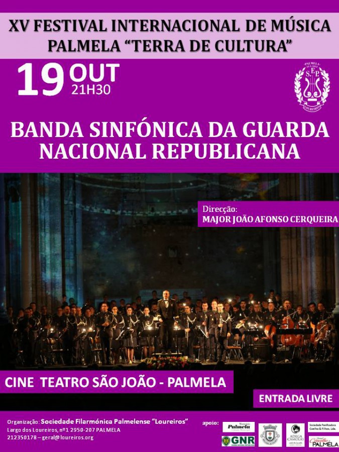 CONCERTO DE ABERTURA DO XV FESTIVAL INTERNACIONAL DE MÚSICA – PALMELA «TERRA DE CULTURA»