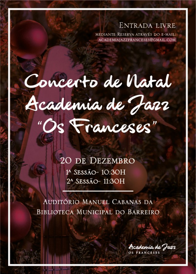 Academia de Jazz - Os Franceses Concerto de Natal