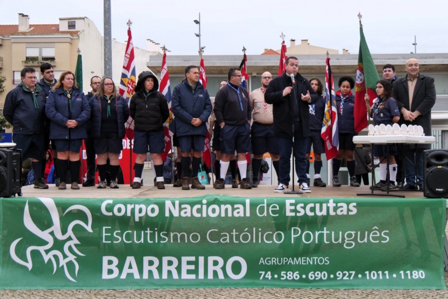 No Parque Catarina Eufémia Cerca de 400 escuteiros celebraram o 88º aniversário da fundação do CNE no Barreiro