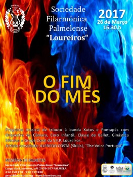 «O FIM DO MÊS» EM PALMELA tributo à banda de rock «Xutos e Pontapés» Artista convidado ALFREDO COSTA (Skills) «The Voice Portugal»