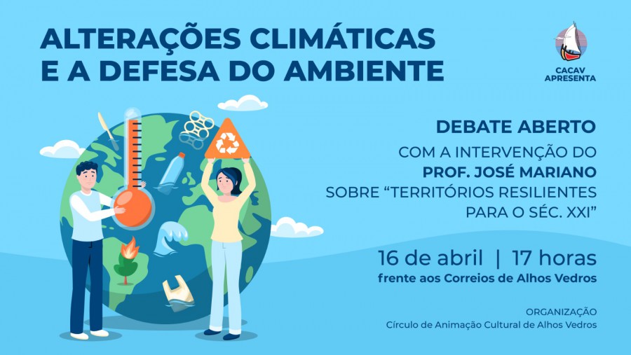 MOITA - Centro de Animação Cultural de Alhos Vedros Promove sessão sobre "Alterações Climáticas e Defesa do Ambiente”
