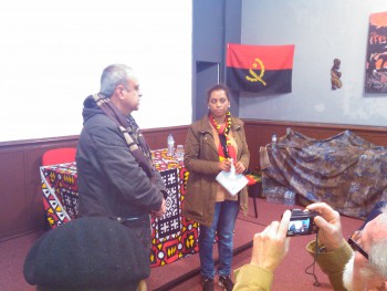 Associação Angolana Residentes a Sul do Tejo – Barreiro Margarida da Conceição Teixeira recebeu a medalha de mérito