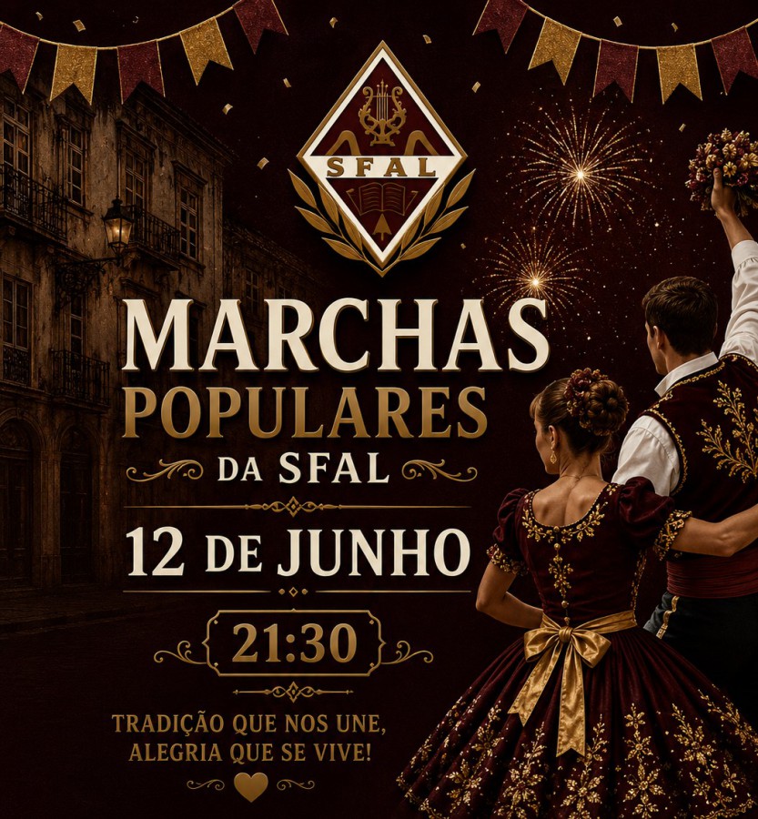 Barreiro - Sociedade Filarmónica Agrícola Lavradiense Marchas Populares da SFAL . Dia 12 de junho, 21h30